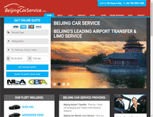 Tablet Screenshot of beijingcarservice.com